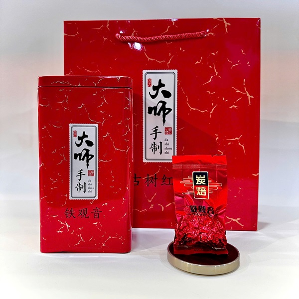 Trà Thiết Quan Âm Phúc Kiến lên men nghệ nhân sao than hộp 250g QA05