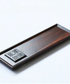 Khay tre để ấm chén cỡ nhỏ dài doc am cao cấp 35x10cm KTT26