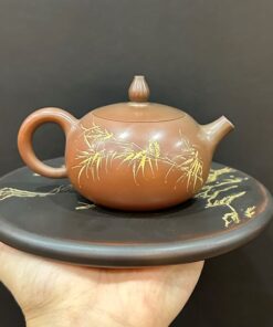 Ấm kiến thủy tử đào nê hưng thủ công dáng liên tử đẹp 190ml pha trà đối ẩm.