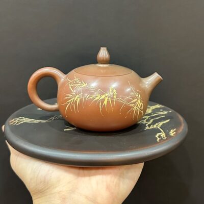 Ấm kiến thủy tử đào nê hưng thủ công dáng liên tử đẹp 190ml pha trà đối ẩm.