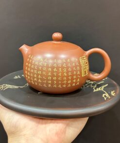 Ấm tử sa nê hưng hỏa biến thủ công dáng tây thi bát nhã 230ml pha trà ngon.