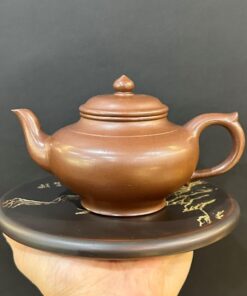 Ấm tử sa tiêu anh đất cũ nghi hưng chuẩn thủ công đẹp 280ml pha trà ngon.