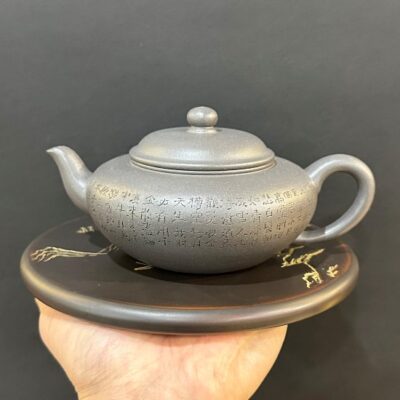 Ấm tử sa đất cũ nguyên khoáng cao cấp thủ công đẹp 280ml pha trà ngon quần ẩm.