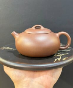Ấm tử sa nguyên khoáng đất cũ thủ công trơn đẹp pha trà ngon 180ml ATS191