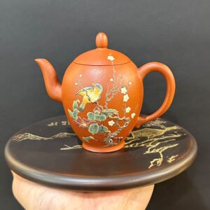 Ấm trà tử sa nghi hưng nguyên khoáng đất cũ chu nê thủ công đẹp 170ml pha trà đối ẩm