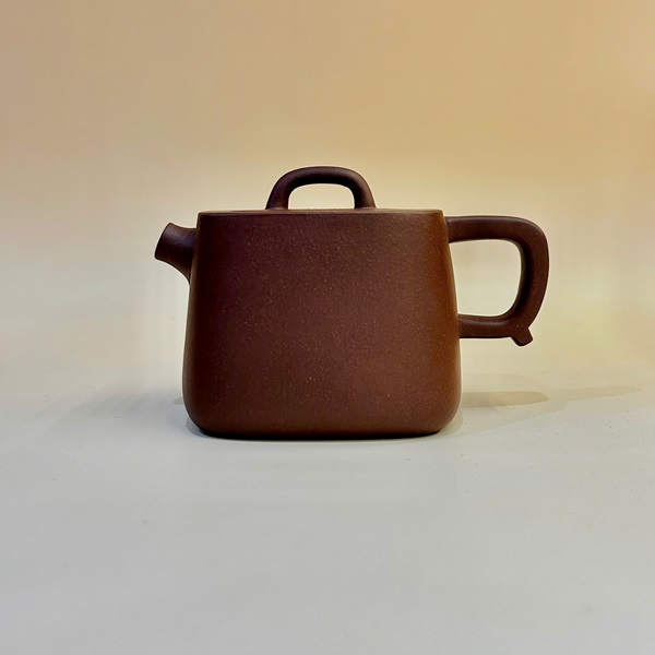 Ấm tử sa Nghi Hưng tứ phương 300ml kèm 4 chén ATS238 - Ảnh 3