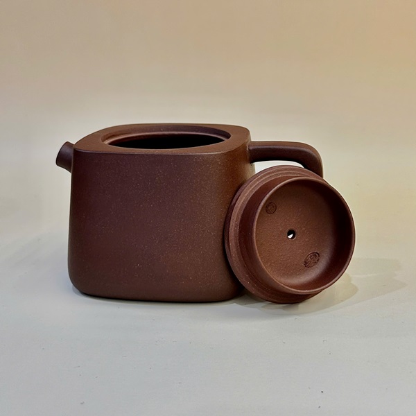 Ấm tử sa Nghi Hưng tứ phương 300ml kèm 4 chén ATS238 - Ảnh 5