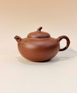 Ấm tử sa đất cũ nguyên khoáng dáng trúc đoạn thủ công đẹp 230ml ATS231