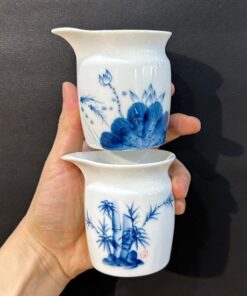 Chén tống sứ cảnh đức vẽ tay dáng không quai cỡ nhỏ 150ml CT38