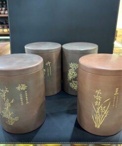 Hũ đựng trà nê hưng bảo quản trà lên men dáng đứng cao 1,2L HT92