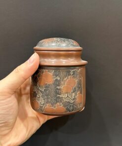 Lọ trà tử sa nê hưng hỏa biến cỡ nhỏ thủ công hồ lô đẹp HT62