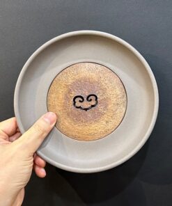 Thuyền trà tử sa nguyên khoáng đất cũ thủ công lót đồng đẹp DC96