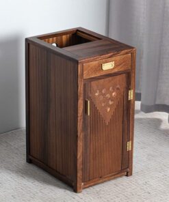 Tủ trà di động bằng gỗ nhỏ đẹp BT22.