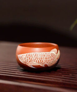 Chén tử sa Nê Hưng "Long Ngư" CNH48