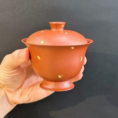 Tiềm trà tử sa nguyên khoáng đất cũ chu nê thủ công làm chén khải đẹp 150ml AS31