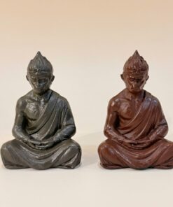 Tượng mỹ hầu vương thiền gốm nê hưng cỡ nhỏ bày bàn trà đẹp TS41