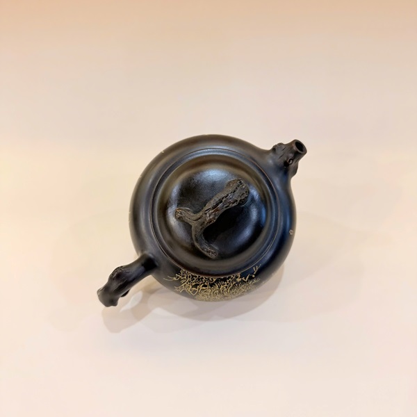 Ấm tử sa Nê Hưng hỏa biến tam túc khắc tùng 230ml AKC236 - Ảnh 3