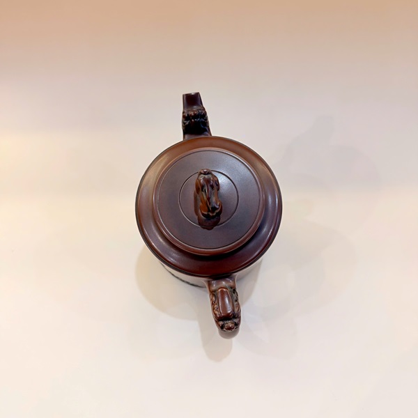 Ấm pha trà nê hưng cao cấp kỳ lân dáng đức trung đẹp 330ml AKC237 - Ảnh 3