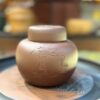 Hũ Đựng Trà Tử Sa Đoàn Nê Đất Cũ Nghệ Nhân Vẽ Heo HT56