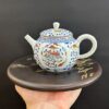 Ấm trà sứ cảnh đức cao cấp vẽ tay phượng mẫu đơn thủ công 200ml đẹp AS48