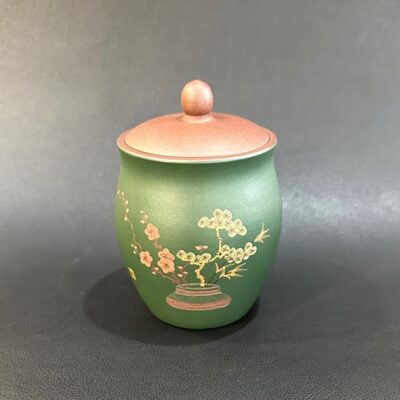 Lọ đựng trà tử sa nguyên khoáng đất cũ thủ công cỡ nhỏ đẹp 230ml HT79