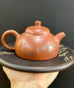 Ấm pha trà đẹp gốm nê hưng dáng văn đán thủ công cao cấp 220ml AKC285