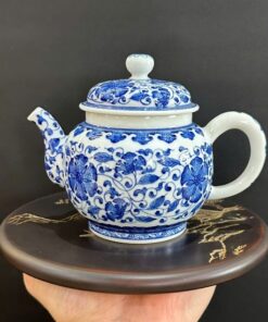 Ấm sứ cảnh đức giang tây vẽ tay cao cấp pha trà ngon quần ẩm đẹp 300ml AS65