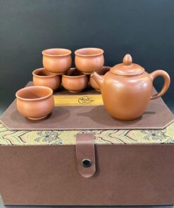 Bộ ấm trà cao cấp gốm nê hưng pha trà ngon kèm hộp đẹp AT43