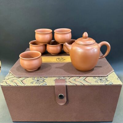 Bộ ấm trà cao cấp gốm nê hưng pha trà ngon kèm hộp đẹp AT43