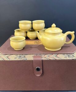 Bộ ấm trà đẹp cao cấp gốm nê hưng dáng tiêu anh pha trà ngon AT61