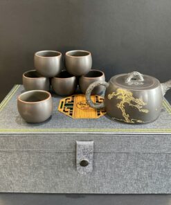 Bộ ấm trà lão tùng cao cấp pha trà ngon thủ công đẹp có hộp AT36