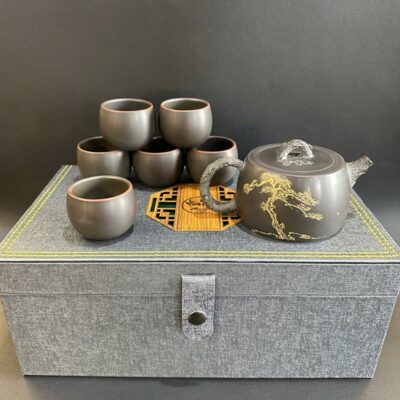 Bộ ấm trà lão tùng cao cấp pha trà ngon thủ công đẹp có hộp AT36