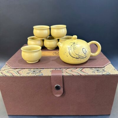 Bộ ấm trà tây thi cao cấp gốm nê hưng thủ công đẹp pha trà ngon kèm hộp AT66