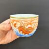 Chén chủ sứ phấn thái cảnh đức cao cấp vẽ tay kỳ lân làm ly uống trà đẹp 120ml CS99.