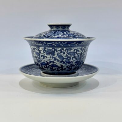 Chén khải cảnh đức sứ thanh hoa vẽ tay cao cấp làm tiềm pha trà đẹp 180ml AS50