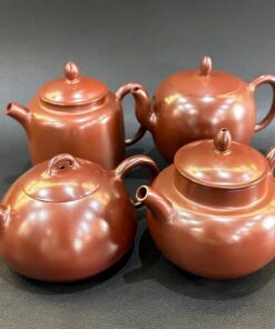 Ấm nê hưng cỡ nhỏ thủ công đẹp pha trà ngon hỏa biến đỏ 120-140ml AKC121