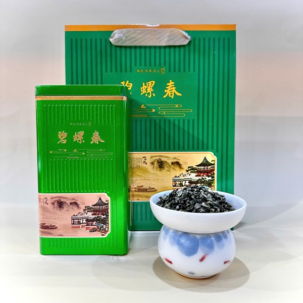 Trà bích loa xuân động đình đặc biệt cấp 2 thơm ngon ngọt hậu hộp 200g BLX04