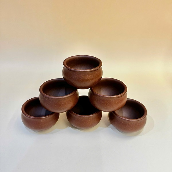 Chén uống trà tử sa đất cũ nguyên khoáng đáy tào thanh uống trà ngon 50ml CTS57 - Ảnh 3