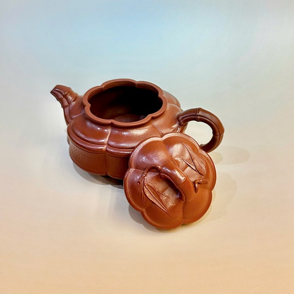 Ấm Tử Sa Nguyên Khoáng Cũ Chu Nê Trúc Đoạn Trương Kế Bưu 150ml ATS515 - Ảnh 3