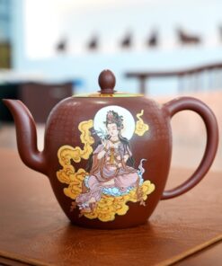 Ấm Tử Nê Đất Cũ Trương Tiểu Lĩnh Mỹ Nhân Kiên Quan Thế Âm 330ml ATS522