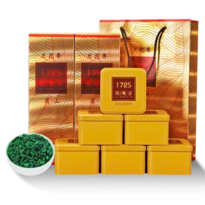 Trà thiết quan âm 1725 Hoàng Kim Phúc Kiến cao cấp hộp 250g QA11