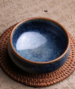 Chén Thiên Mục Băng Động Lam Ảnh Lý Chấn Quý 9x5cm 150ml CTM83