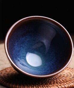 Chén Kiến Trản Cao Cấp Sắc Hồi Lam Chu Kiến Cường 150ml CTM82