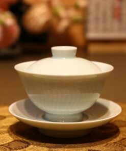 Tiềm Trà Sứ Ngọc Cảnh Đức Vân Nổi Dáng Thấp 150m AS11