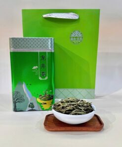 Trà long tỉnh hàng châu thượng hạng thơm ngon hộp đẹp 200g LT204.