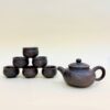 Bộ ấm chén hắc sa nê hưng cao cấp biển phúc khắc sen cá 200ml BAT176
