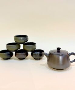 Bộ ấm chén tử sa nê hưng hỏa biến dáng đức trung đẹp 200ml BAT196-DTN