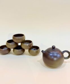 Bộ ấm chén tử sa nê hưng hỏa biến dáng tây thi đẹp 250ml BAT196-TT