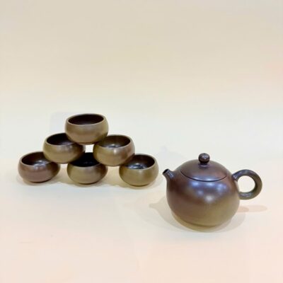 Bộ ấm chén tử sa nê hưng hỏa biến dáng tây thi đẹp 250ml BAT196-TT