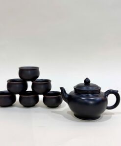 Ấm tử sa nê hưng tiêu anh hỏa biến thủ công trơn cao cấp 250ml BAT241